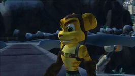 une photo d'Ã©cran de Ratchet et Clank sur Sony Playstation 2